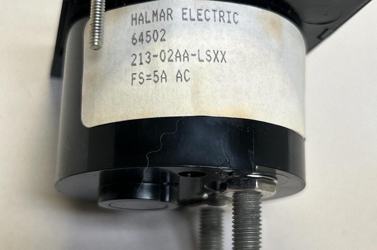 HALMAR ELECTRIC,213-02AA-LSXX,PANEL METER 0-650 A-C AMPERES NOS