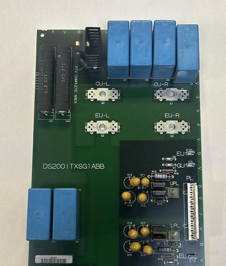 GENERAL ELECTRIC,DS2001TXSG1ABB,SNUBBER CARD CIRCUIT BOARD NOS