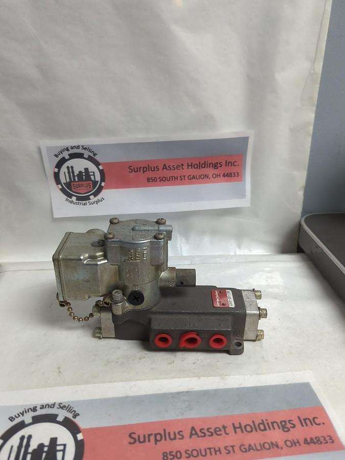 Used SCHRADER-BELLOWS,L485-25-102,SOLENOID VALVE 120V 60 110V 50 PRE-OWNED