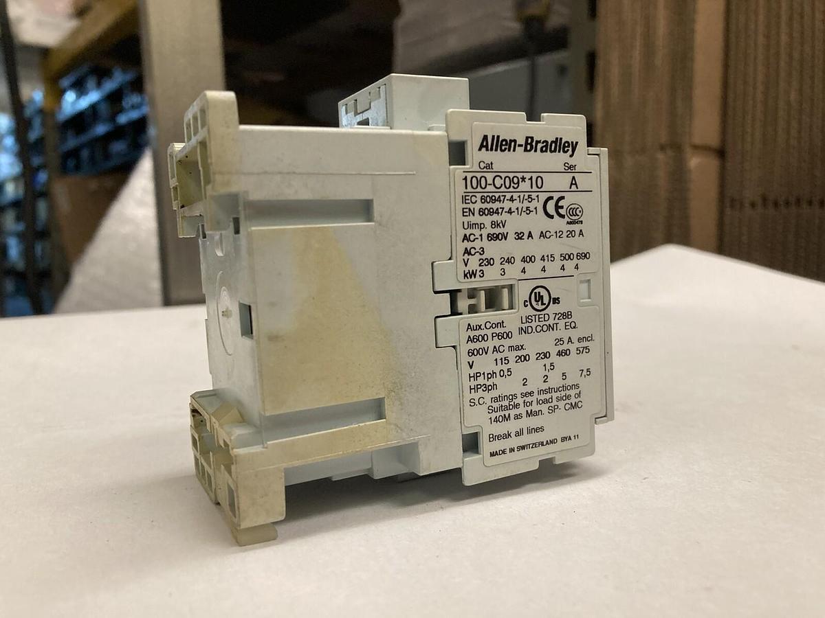 Used Allen Bradley,100-C09*10,Contactor Series A