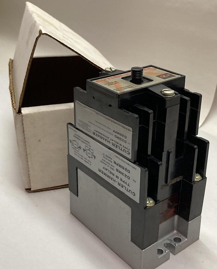 Used Cutler Hammer,D23MB,Type M Relay w/ D26MPR