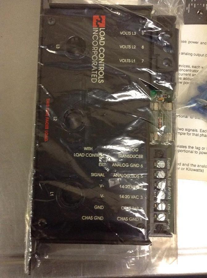 Load Controls Inc.,PH-3A,Power Cell Transducer With External Transformer Incl.