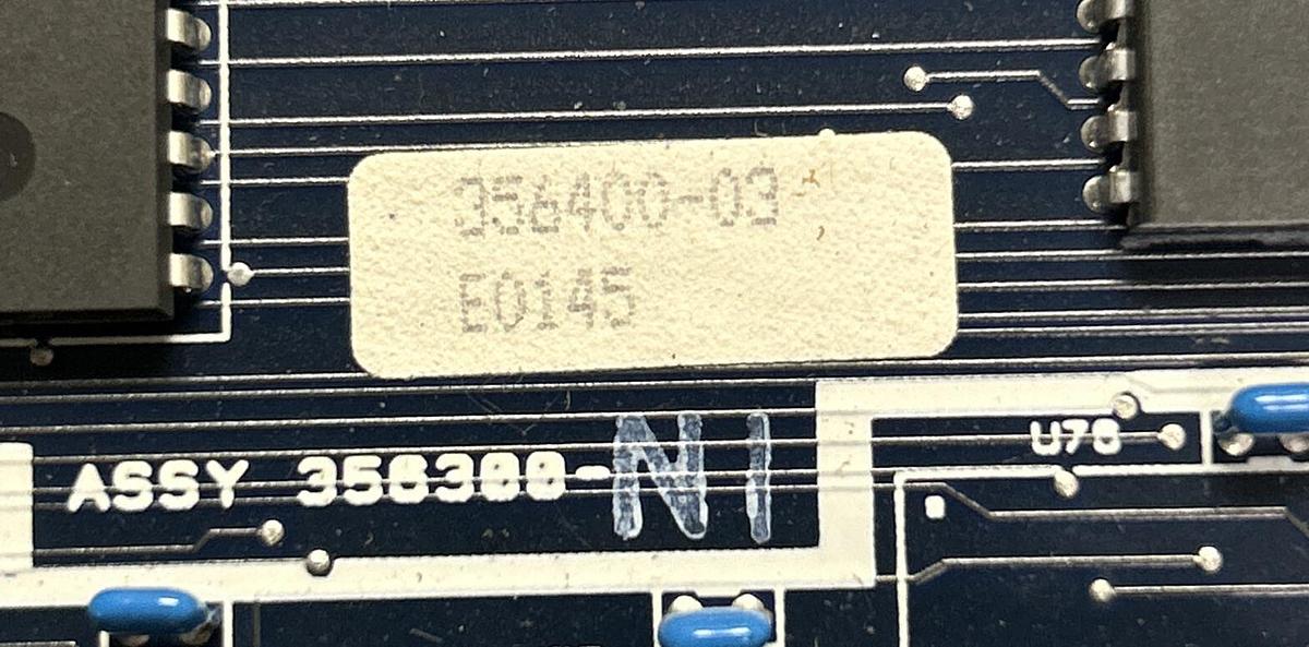 VIDEOJET,356400-03,CONTROL CARD CIRCUIT BOARD NOS