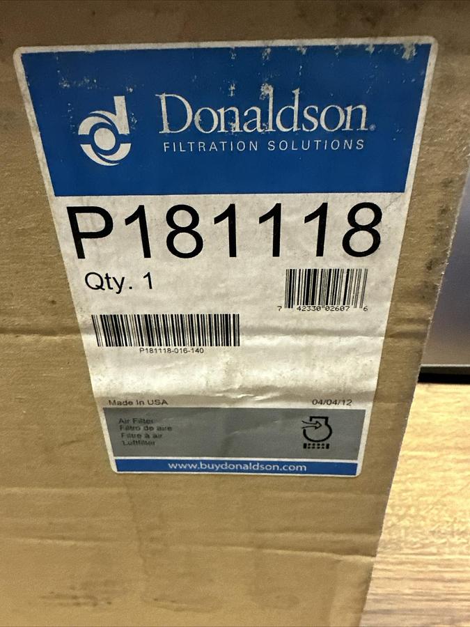 Donaldson,P181118, Primary Air Filter