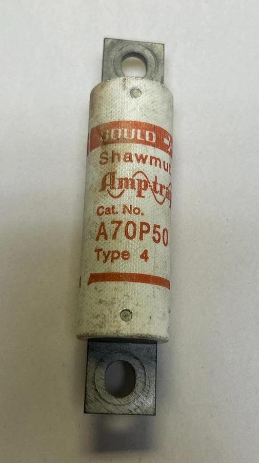 Used GOULD SHAWMUT,A70P50,FUSE 50A 700V