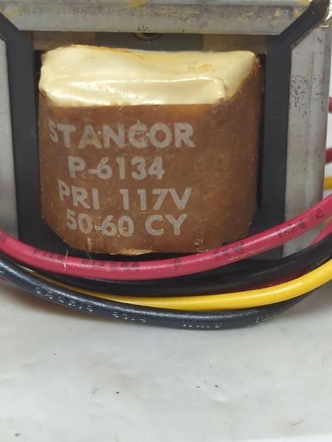 ESSEX STANCOR,P-6134,TRANSFORMER PRI 117V 50/50CY SEC 6.3V CT 1.2A NOS