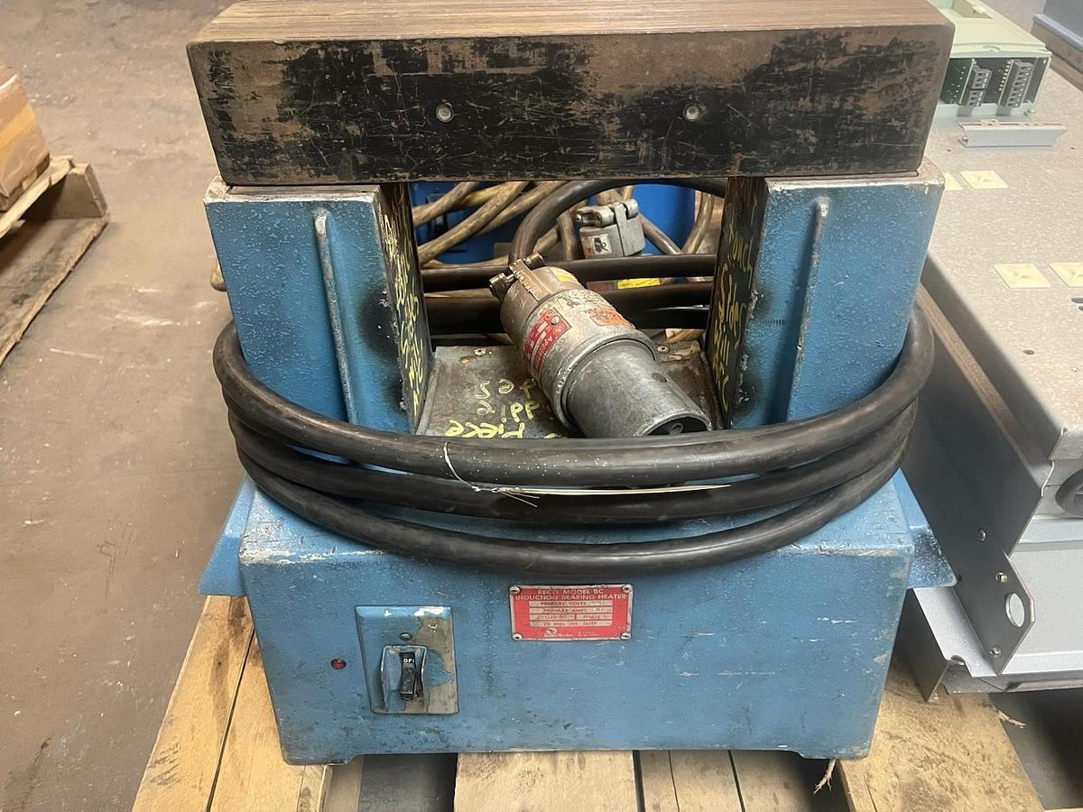 Used JAMES MORTON,MODEL BC,RECO INDUCTION BEARING HEATER 440V 1PH 30A