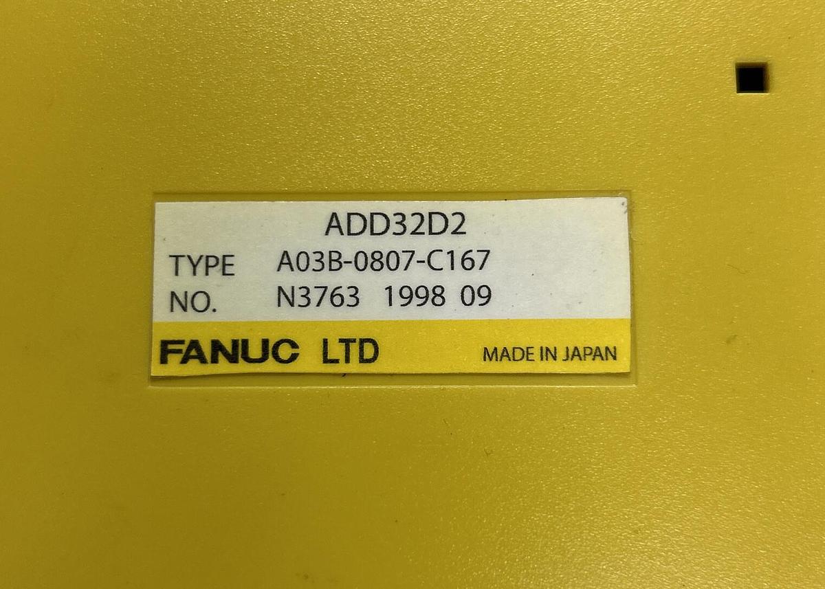 Used FANUC,A03B-0807-C167,DC OUTPUT MODULE
