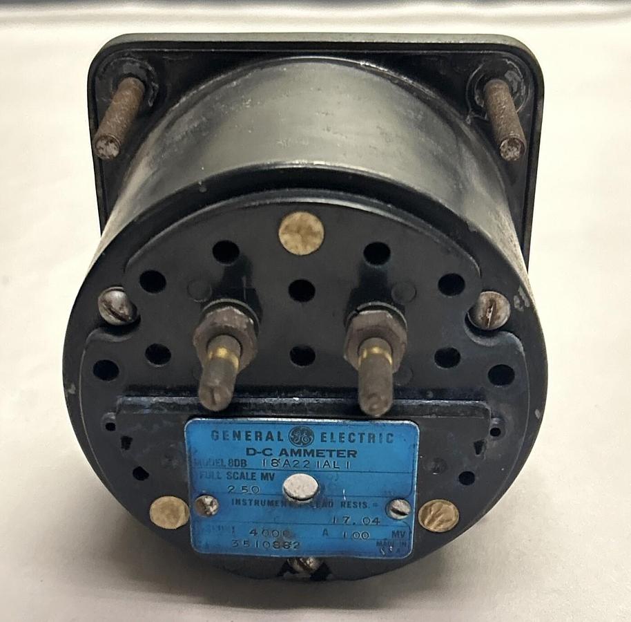 Used GENERAL ELECTRIC,8DBI8A22IALI,D-C AMMETER