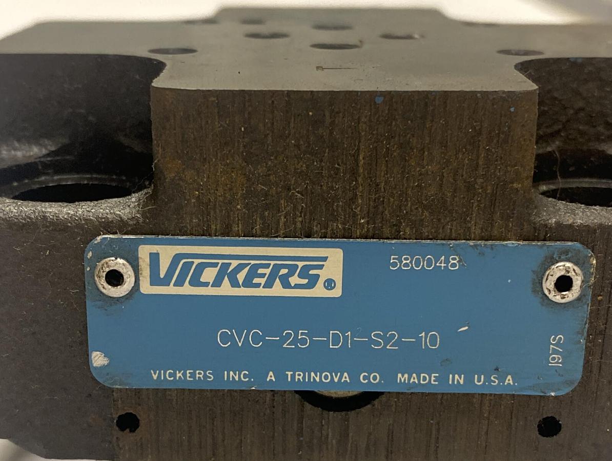 Used Vickers,CVC-25-D1-S2-10,Cartridge Valve