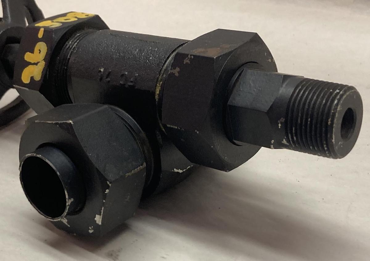 Used Jerguson,STEM CR-13,Body Carbon Steel Valve