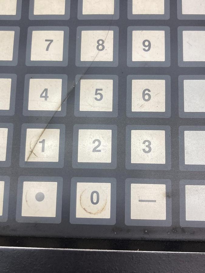 Used Nematron,KBD-1002,Membrane Operator Mainframe Keyboard