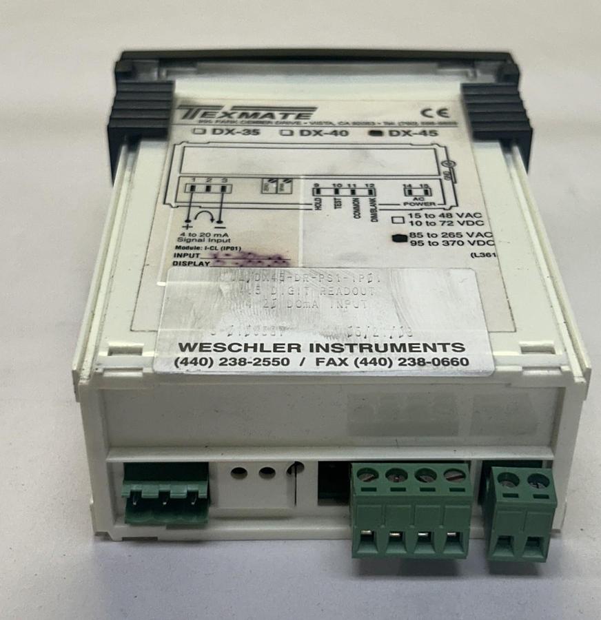 Used TEXMATE,DX-45,PANEL METER