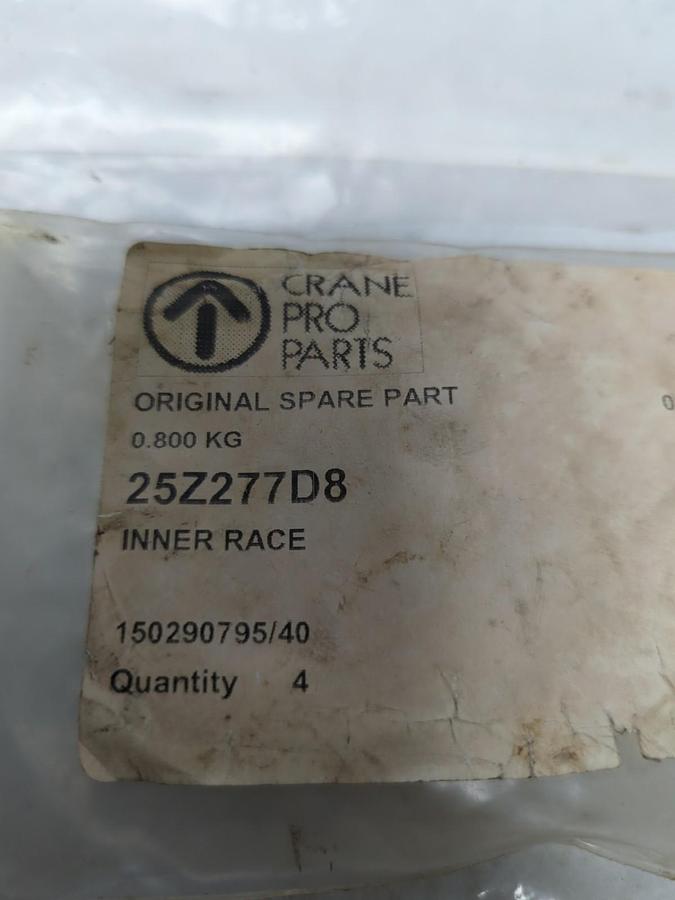 CRANE PRO PARTS,25Z277D8,INNER RACE LOT OF 4 NOS