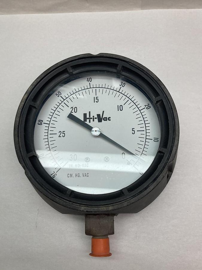 Used Hi-Vac,0-76cm 0-30in,Pressure Gauge