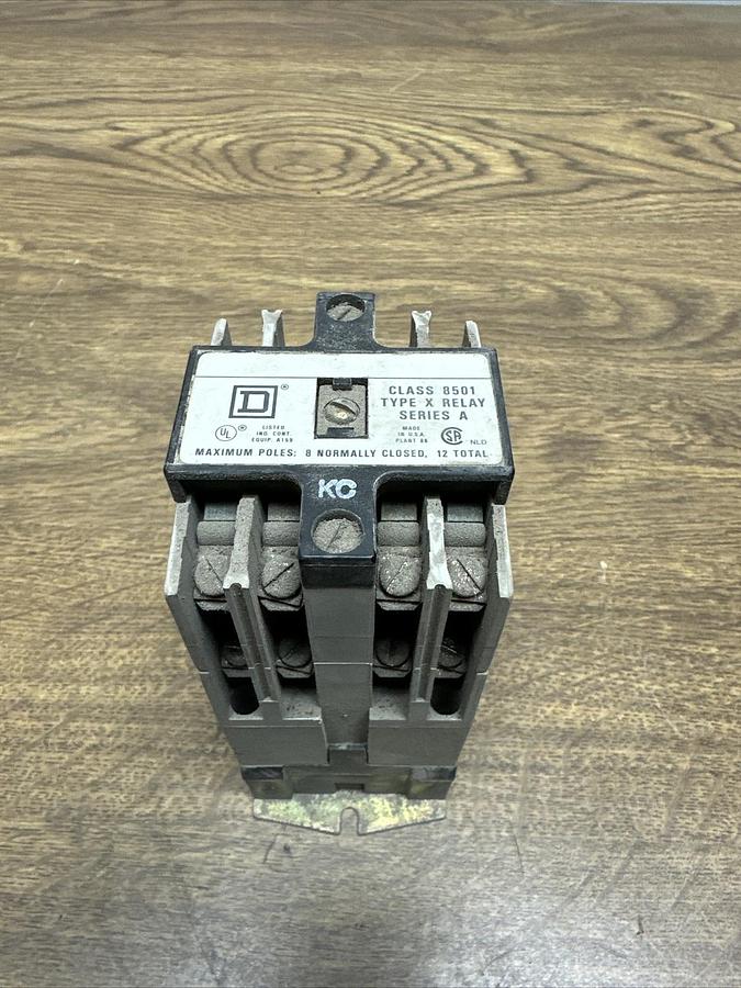 Used Square D,8501XO-40KC,Industrial Control Relay