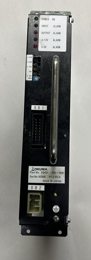 Used OKUMA,E0451-680-004,POWER SUPPLY