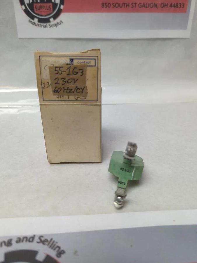 Used GENERAL ELECTRIC,55-1G3,COIL 230V 60HZ/CY NOS