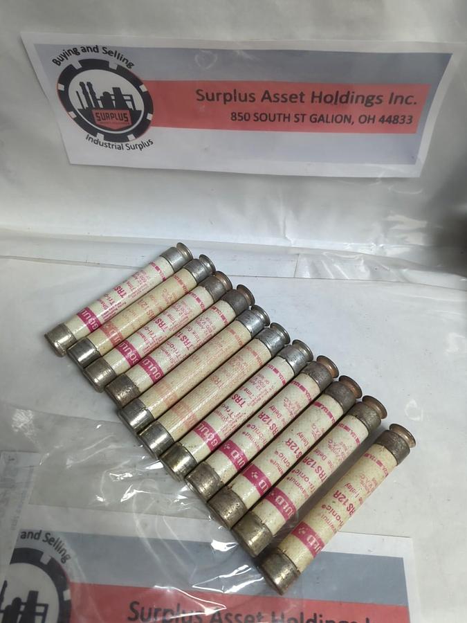 Used GOULD SHAWMUT,TRS12R,TRI-ONIC 12 AMP FUSE LOT OF 11 PRE-OWNED