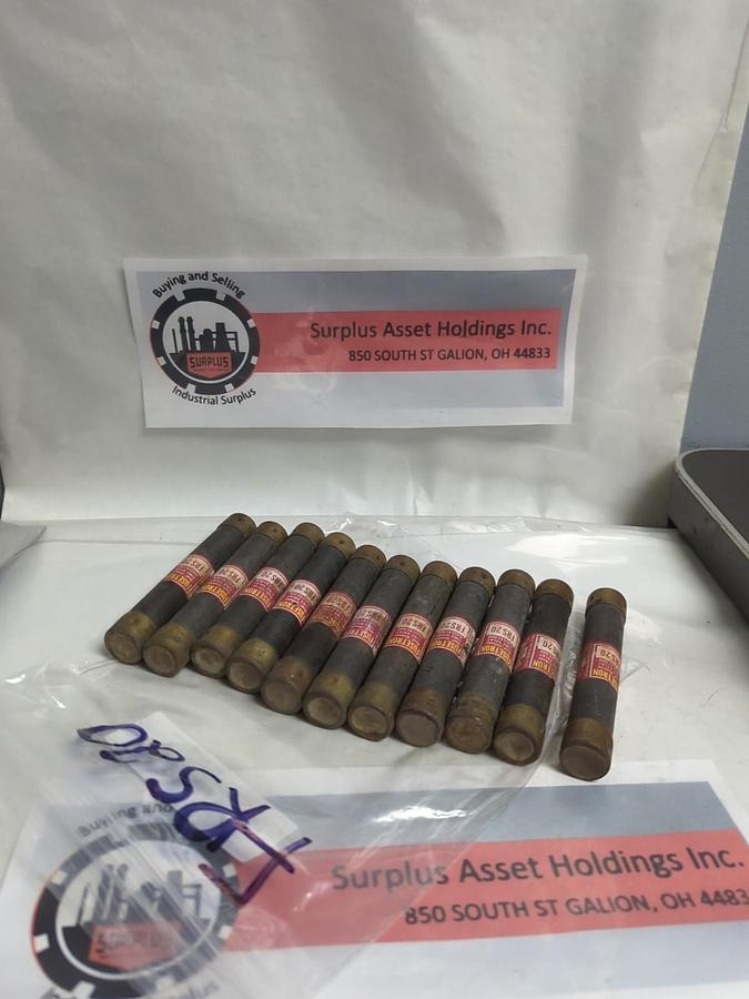 Used COOPER BUSSMANN,FRS-20,FUSETRON 20 AMP FUSE LOT OF 11 PRE-OWNED