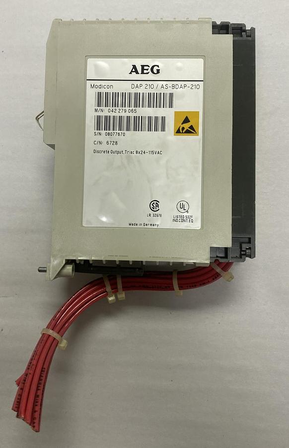 Used MODICON,AS-BDAP-210,OUTPUT MODULE