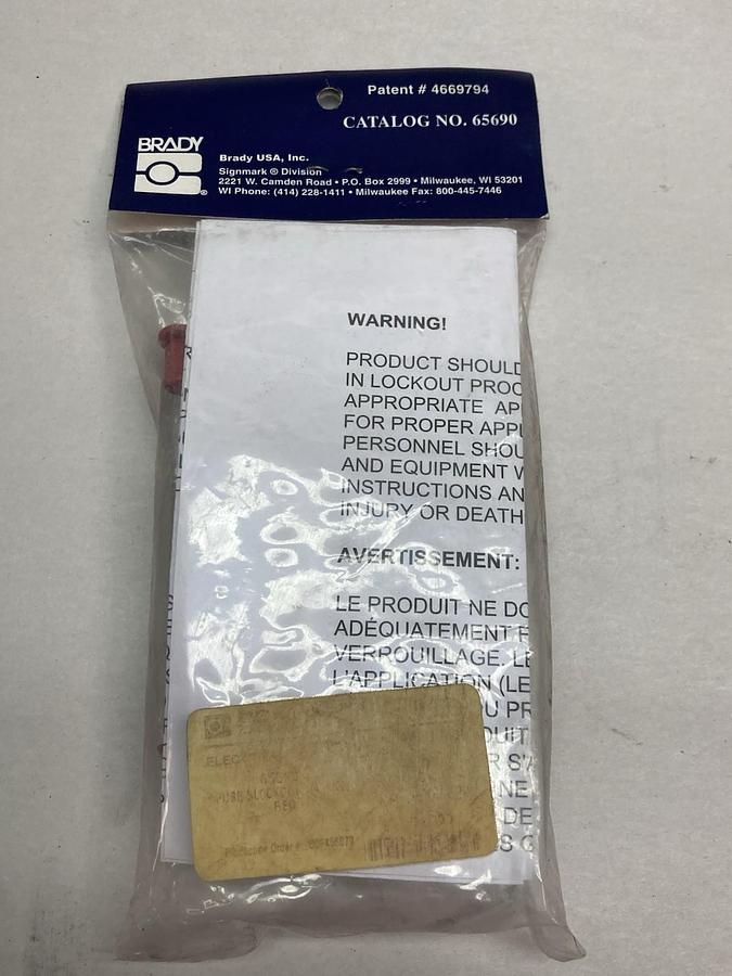 Brady,65690,Blockout Device 6-Pack