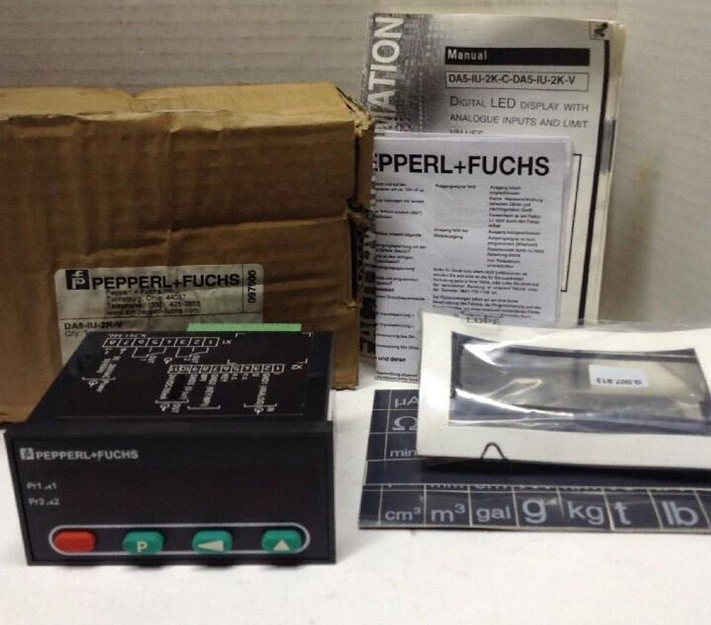 PepperL+Fuchs,DA5-IU-2K-V,Digital Control with LED Display