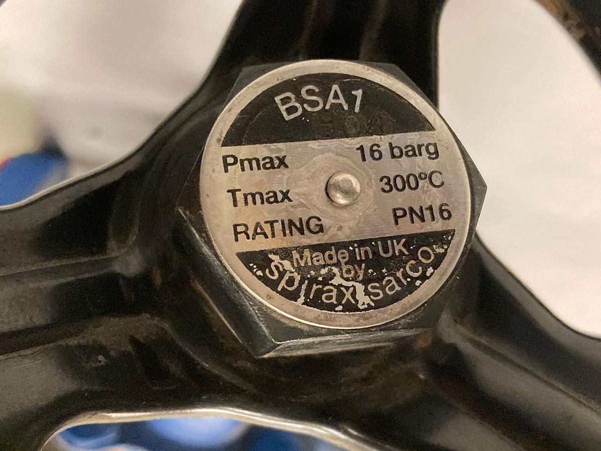 Used Spirax,BSA1 DN25 PN16,Flanged Globe Valve