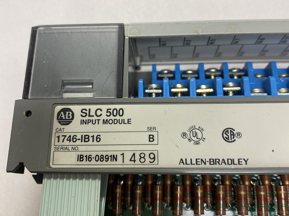 Used ALLEN BRADLEY,1746-IB16,SER B INPUT MODULE