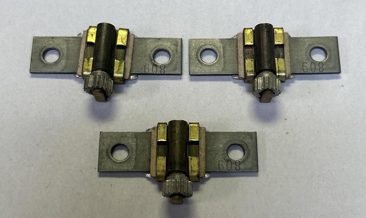Used SQUARE D,B62,THERMAL OVERLOAD HEATER ELEMENT LOT OF 3