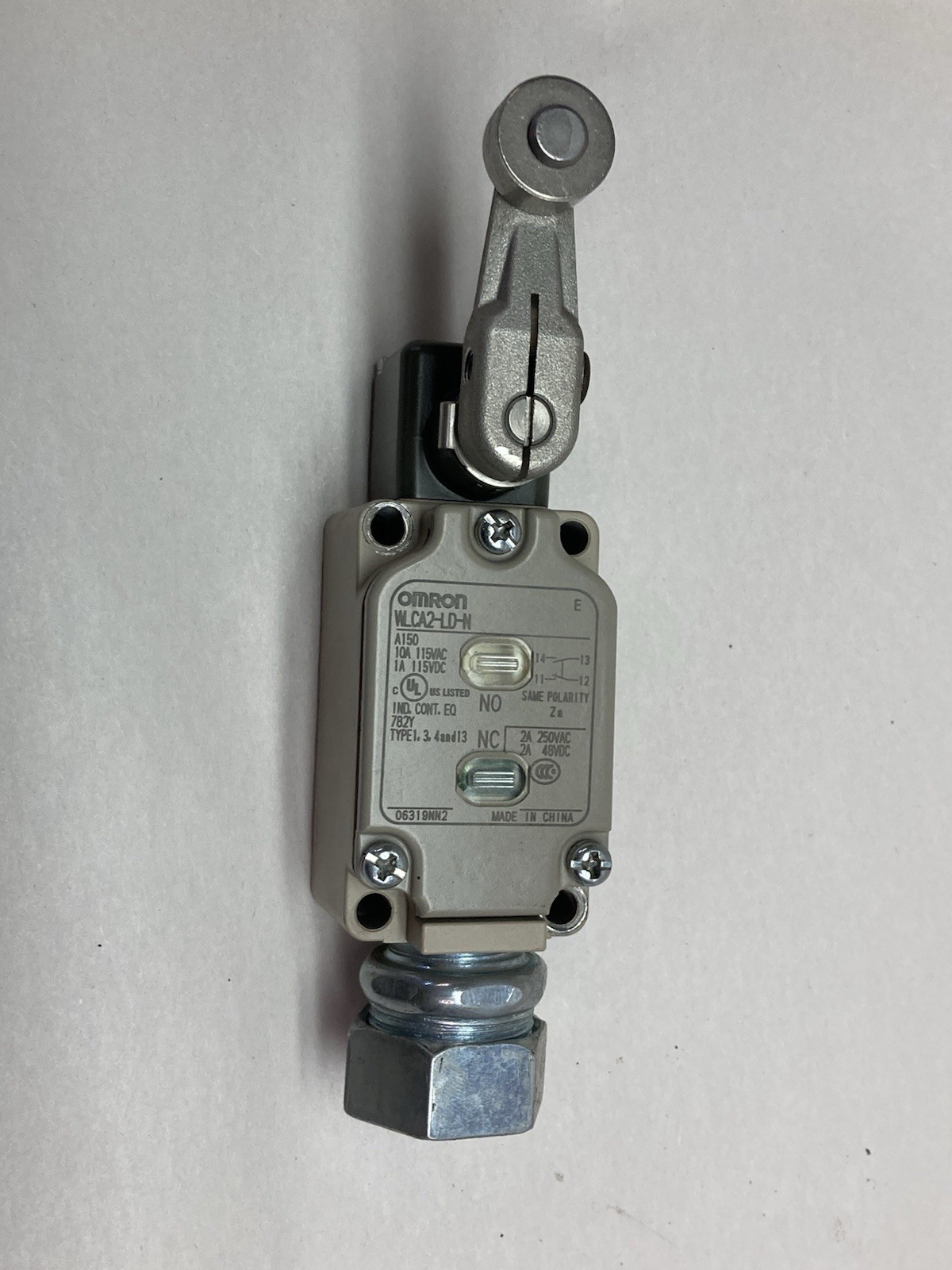 Omron,WLCA2-LD-N,Limit Switch 10A 115VDC