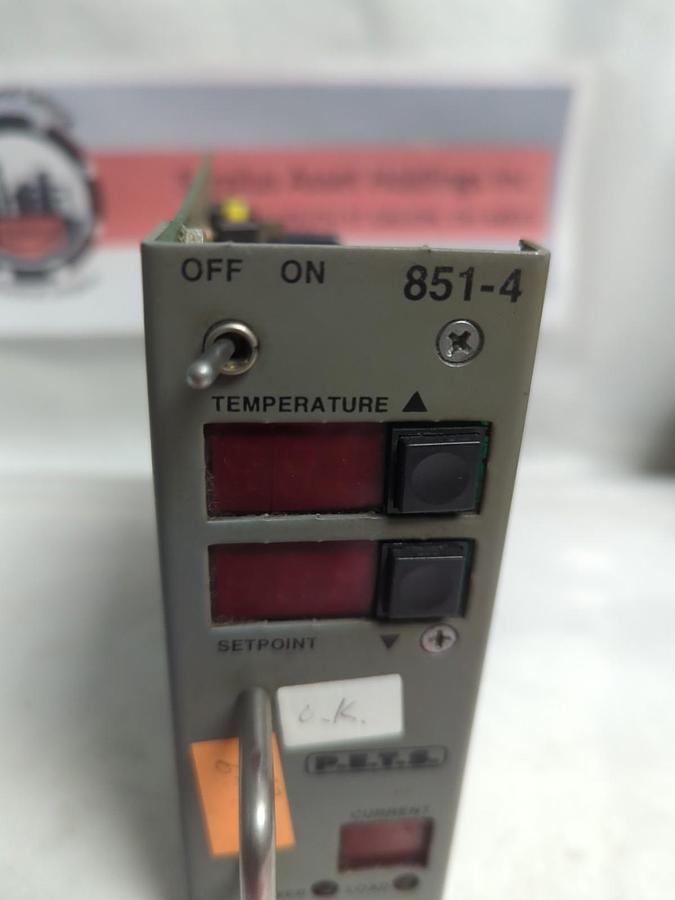Used PETS,851-4,TEMPERATURE CONTROLLER PRE-OWNED