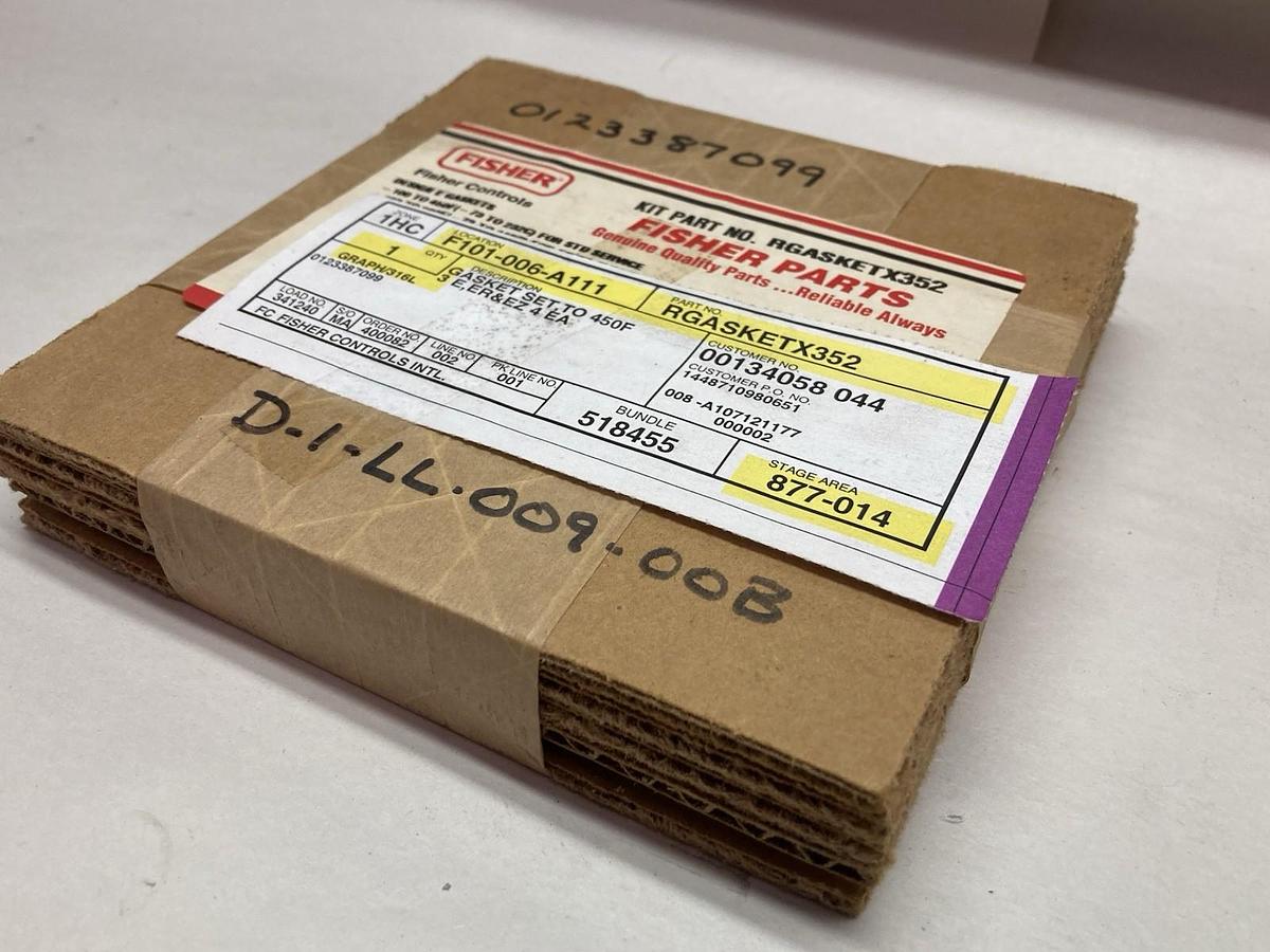 Used Fisher,RGASKETX352,Gasket Kit