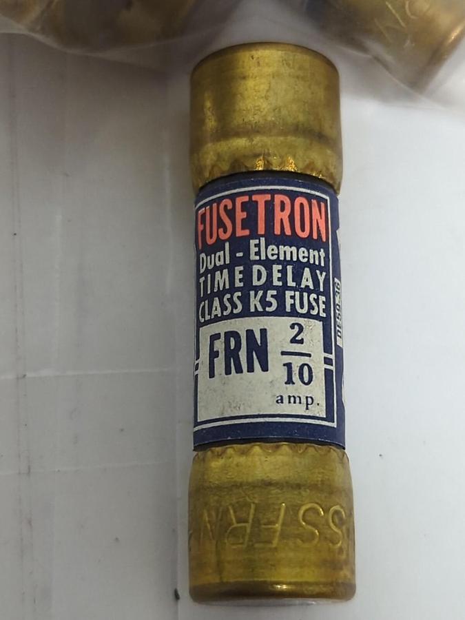COOPER BUSSMANN,FRN-2/10,FUSETRON 2/10 AMP FUSES LOT OF 18