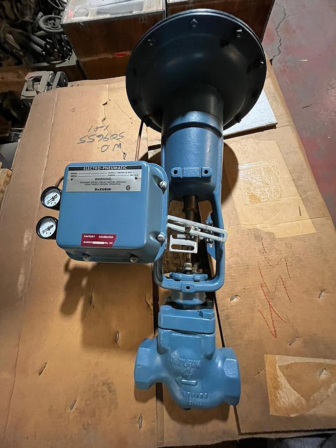 DEZURIK,859105-1DAO-1B1-19-PEUI-ABB-0000,ELECTRO PNEUMATIC ACTUATOR VALVE 1-1/2"