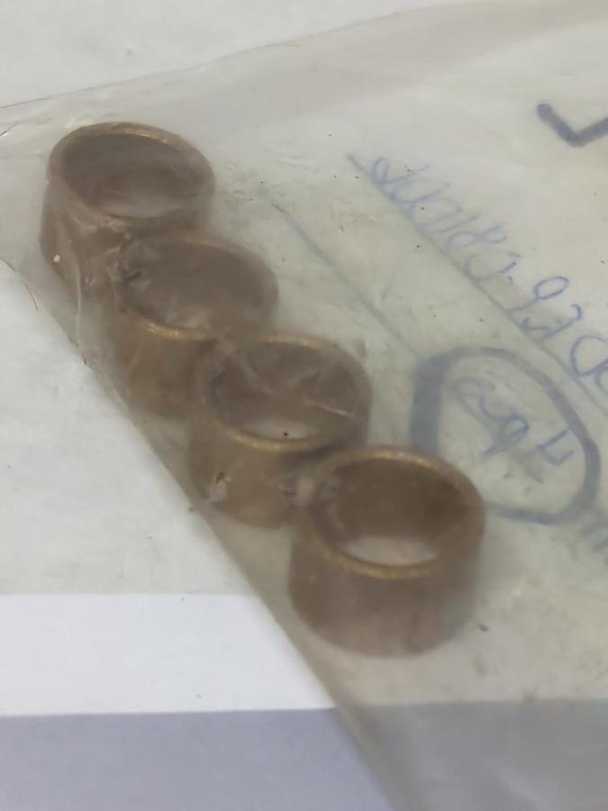 HOLLEY,ISO-EP-081006,SHAFT BUSHING 1/2 INCH ID PACK OF 4 NOS