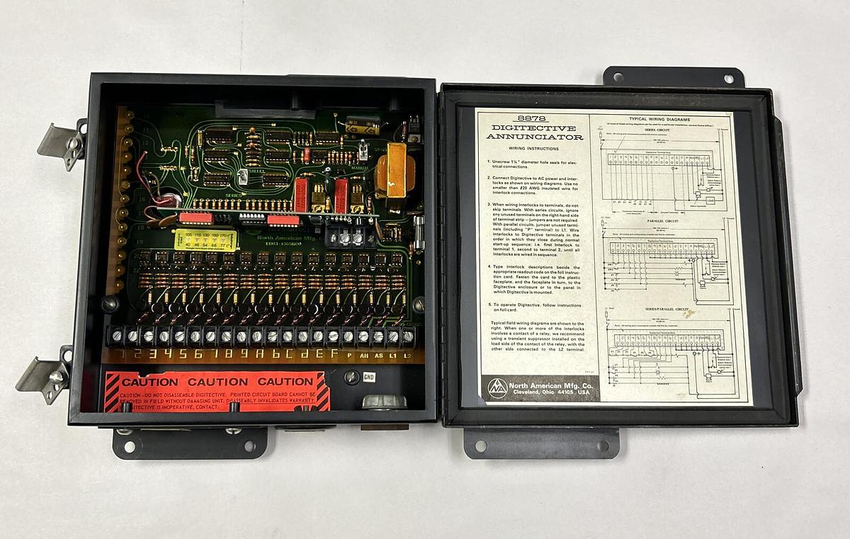 Used NORTH AMERICAN MFG,8878,DIGITECTIVE ANNUNCIATOR