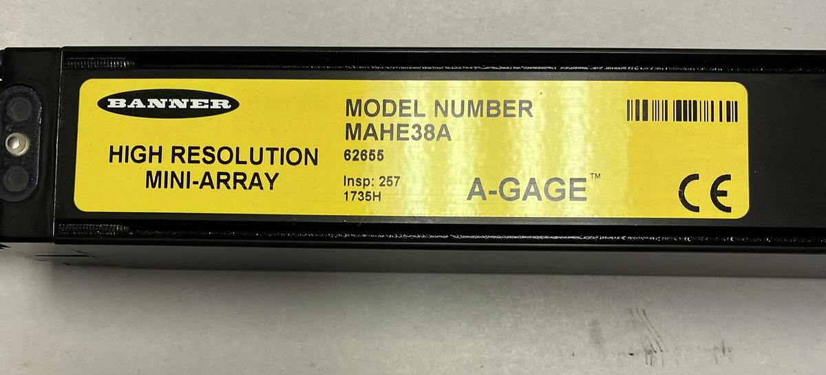 BANNER,MAHE38A / 62655,LIGHT CURTAIN EMMITTER NEW