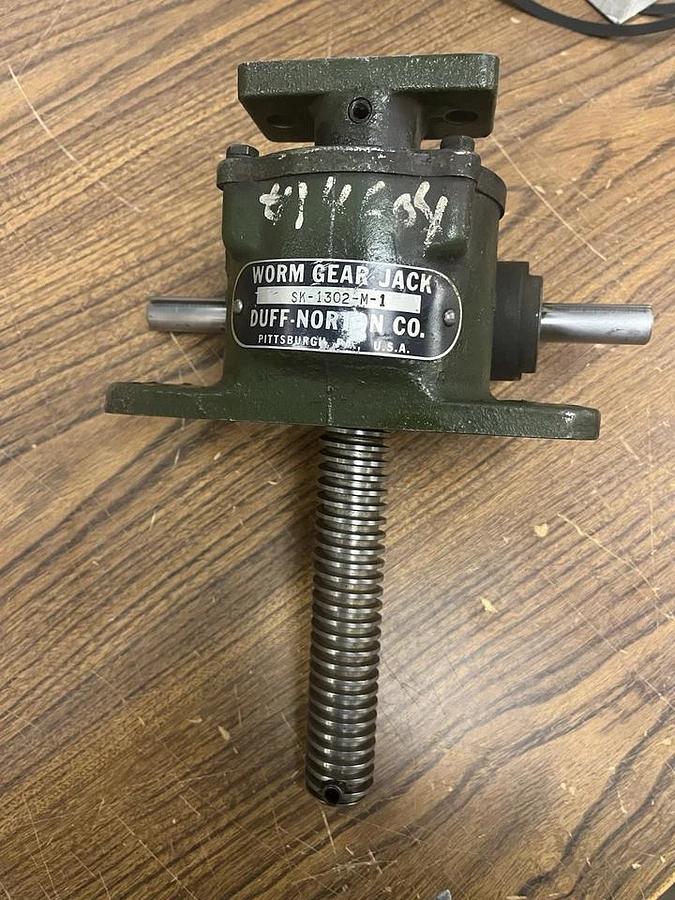 Used DUFF NORTON,SK-1302-M-1,WORM GEAR JACK