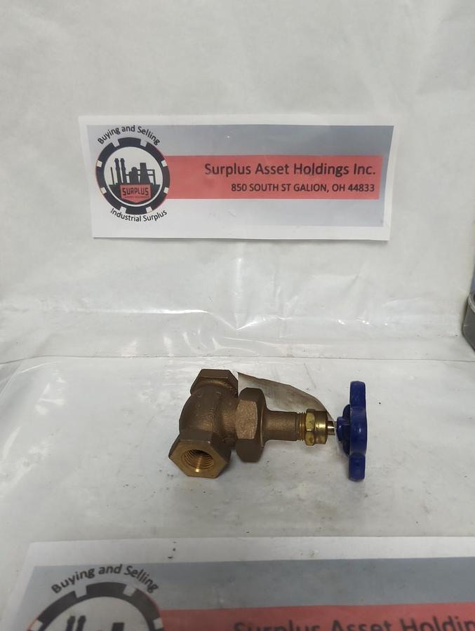 NIBCO,T-235-Y 1/2,TEFLON DISC GLOBE VALVE 1/2 INCH NOS