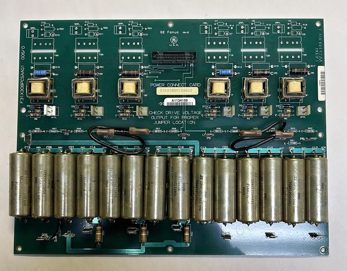 Used GENERAL ELECTRIC,531X308PCSABG2,POWER CONNECTION BOARD