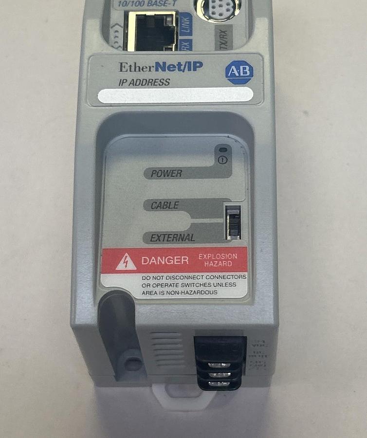 Used ALLEN BRADLEY,1761-NET-ENI,ETHERNET INTERFACE