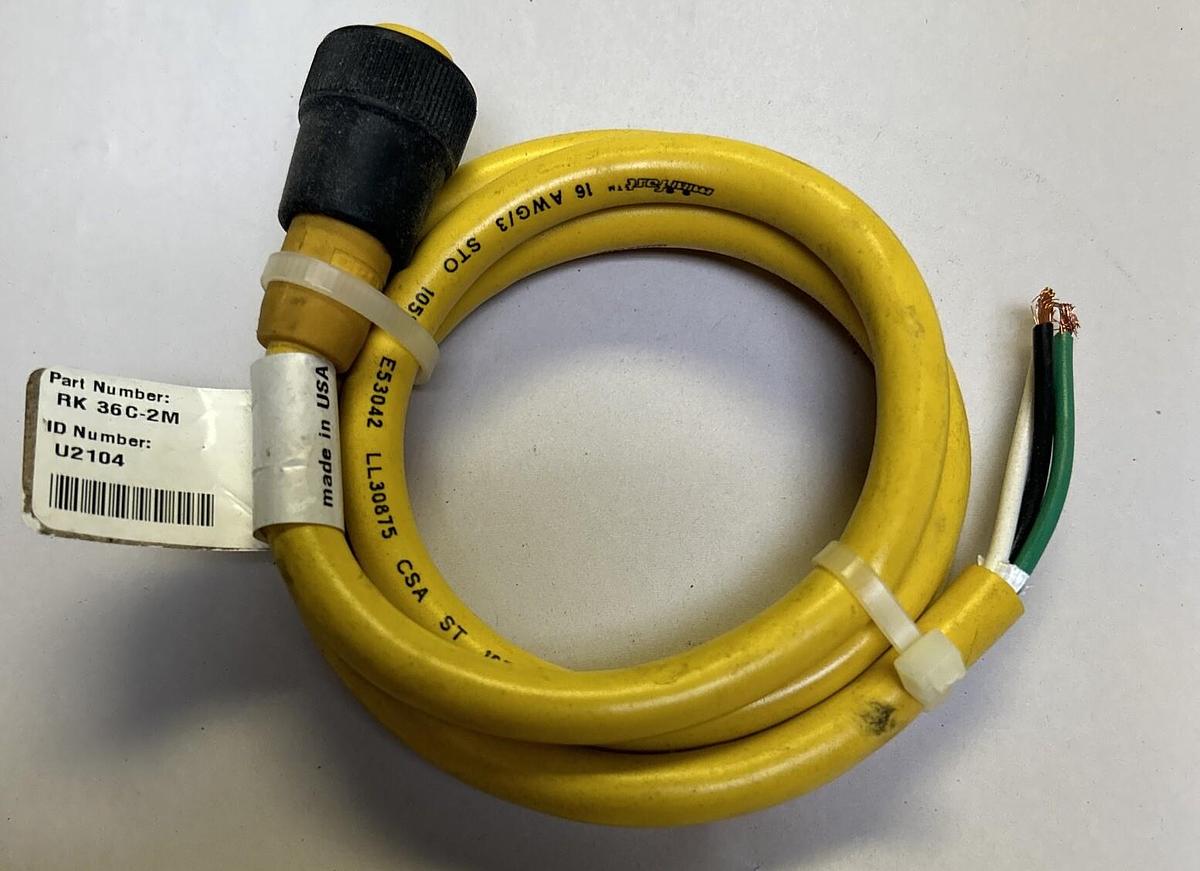 TURCK,RK36C-2M,CORDSET NOS