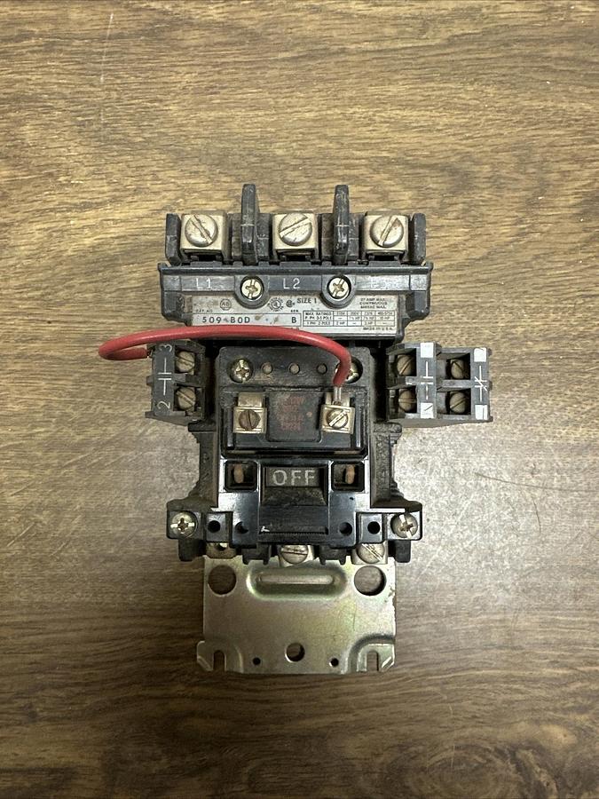 Used Allen Bradley,509 BOD,Series B Size 1 Motor Starter