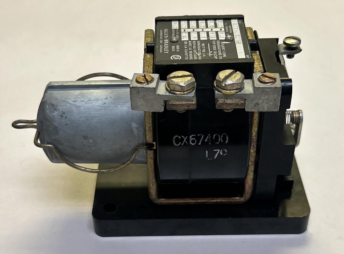 Used ALLEN BRADLEY,810-A01AB,MAGNETIC OVERLOAD RELAY