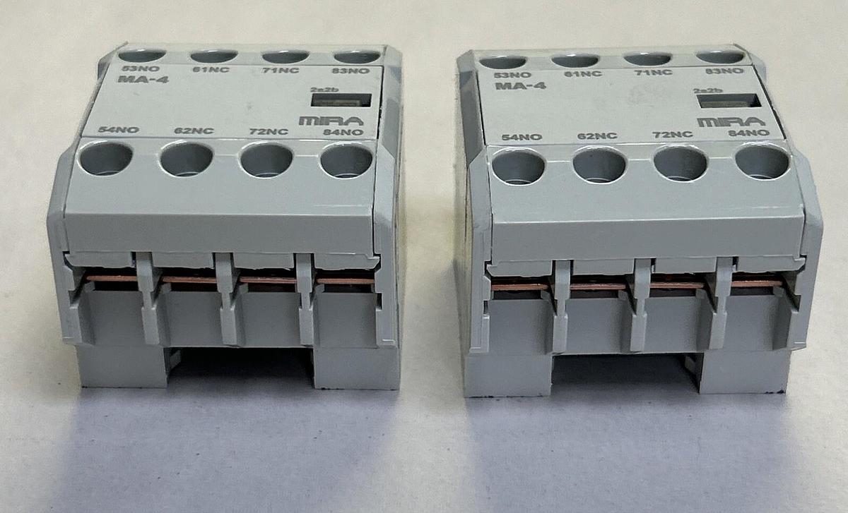 MRA,MA-4,AUXILIARY CONTACT LOT OF 2 NOS