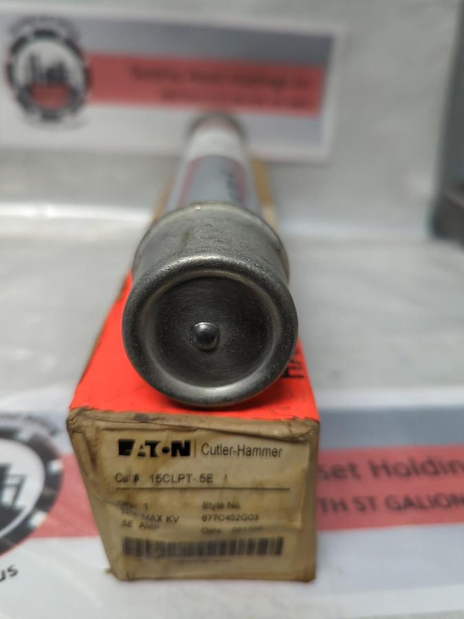 EATON CUTLER-HAMMER,15CLPT-5E,CURRENT LIMITING FUSE .5E AMP 15.5 MAX KV NOS
