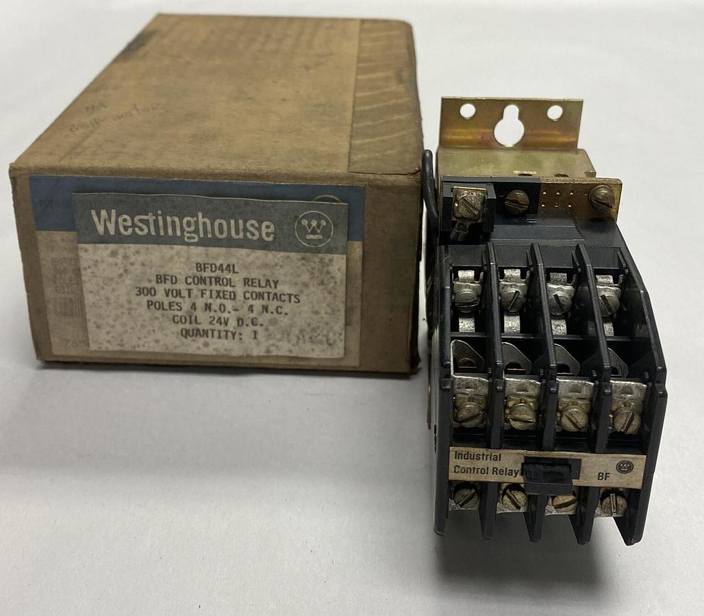 Westinghouse,BFD44L,Control Relay NOS