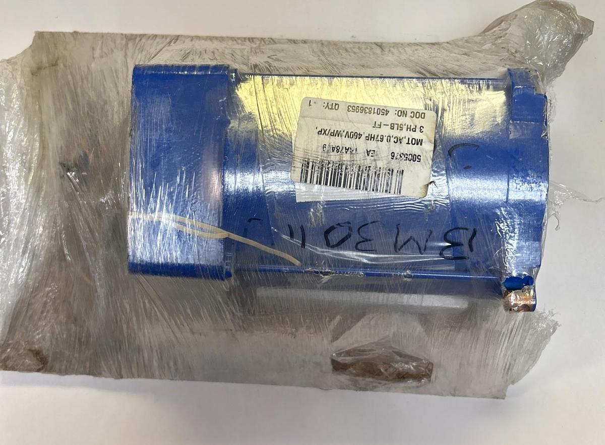 FLOWSERVE,B-M30-WJ9-039604610,AC MOTOR .67HP 3400RPM 48YZ FRAME NOS