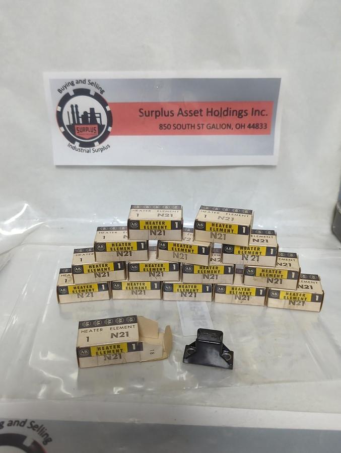 ALLEN BRADLEY,N21,THERMAL OVERLOAD HEATER ELEMENT LOT OF 15 NOS